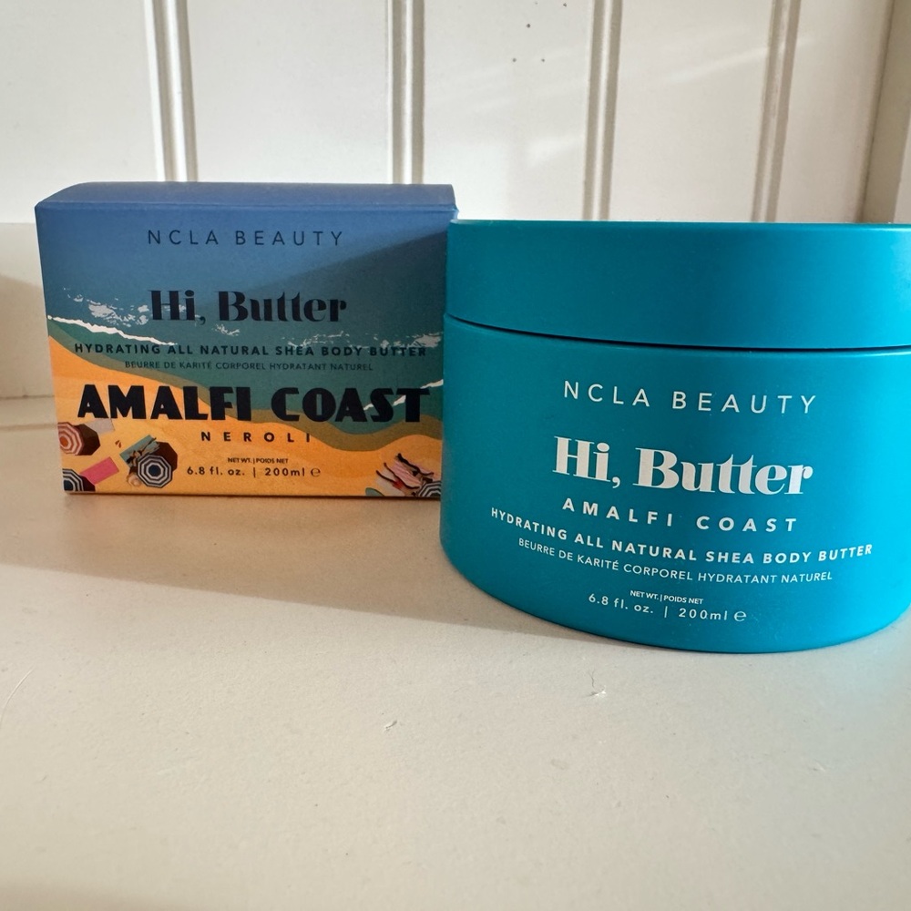 NIB NCLA Beauty Hi, Butter Amalfi Coast Body Butter - Blue